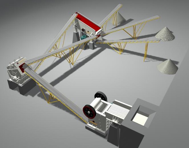 石子廠生產(chǎn)線流程